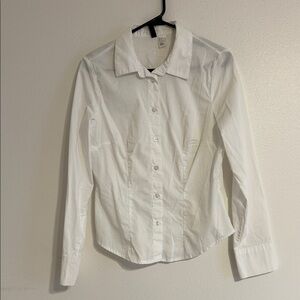 H&M Divided Crisp White Shirt